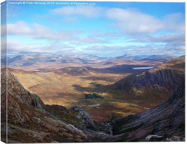 Beautiful Highlands ! Canvas Print by Peter Mclardy