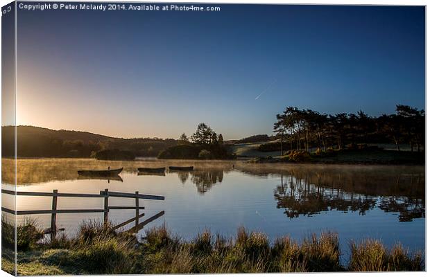 Knapps Loch  II Canvas Print by Peter Mclardy