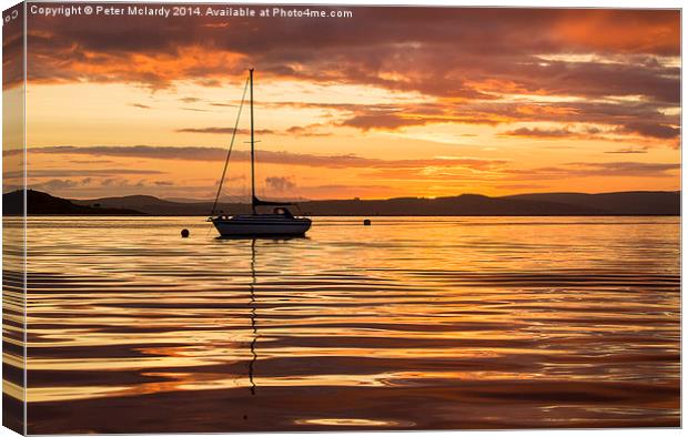  Serenity  Canvas Print by Peter Mclardy