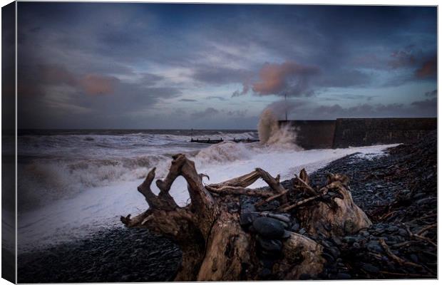 Storm Dylan Canvas Print by Andrew chittock