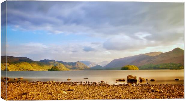 Derwentwater  Canvas Print by Victor Burnside