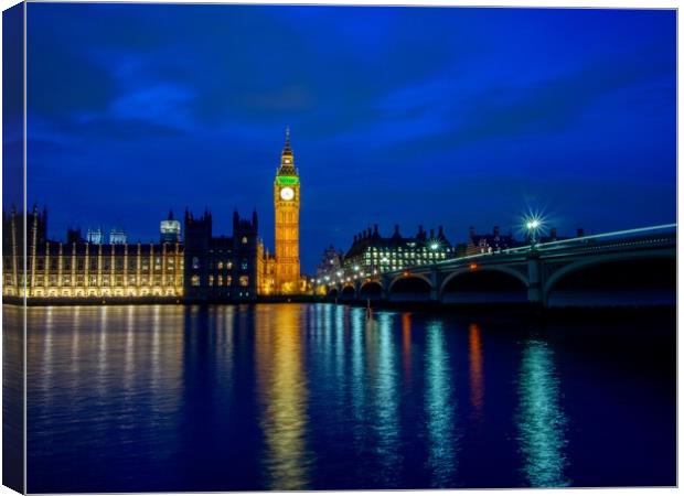 Westminster  Canvas Print by Victor Burnside