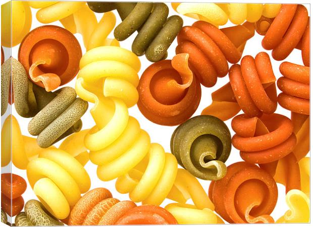 Pasta Canvas Print by Victor Burnside