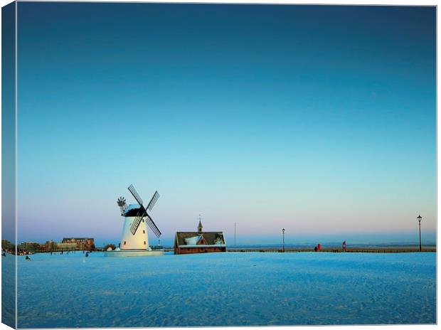 Windmill Canvas Print by Victor Burnside