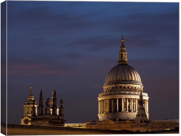 St Pauls Canvas Print by Victor Burnside
