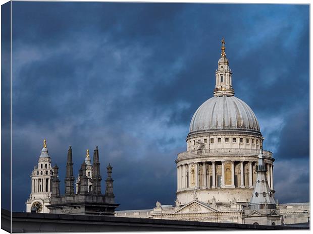  St Pauls Canvas Print by Victor Burnside
