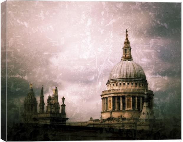  St Pauls Canvas Print by Victor Burnside