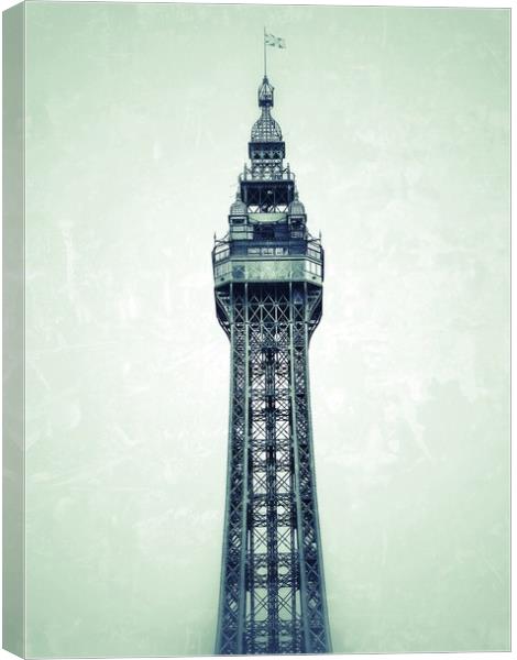 Blackpool Tower  Canvas Print by Victor Burnside