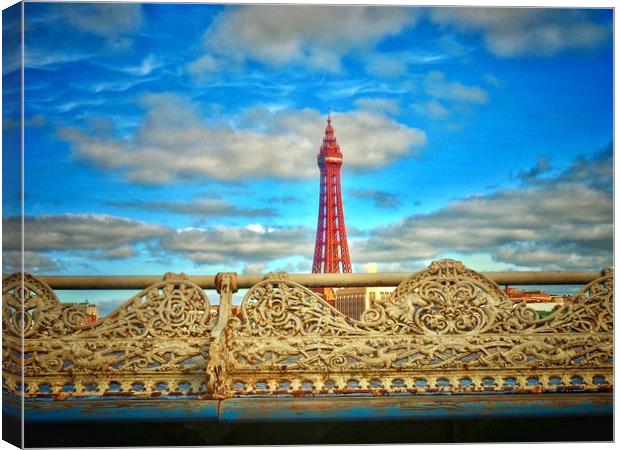 Blackpool Canvas Print by Victor Burnside