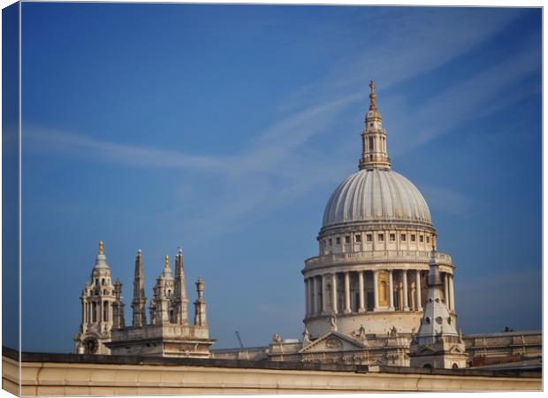 St Pauls Cathedral   Canvas Print by Victor Burnside