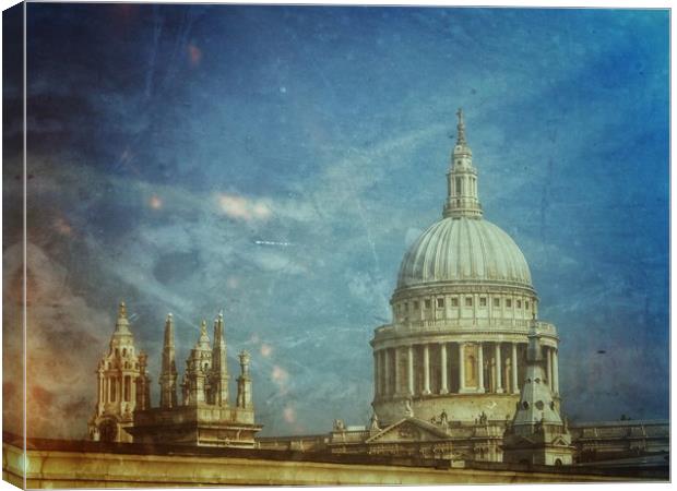 St Pauls Cathedral    Canvas Print by Victor Burnside
