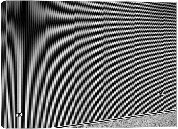 Ventilation Grill     Canvas Print by Victor Burnside