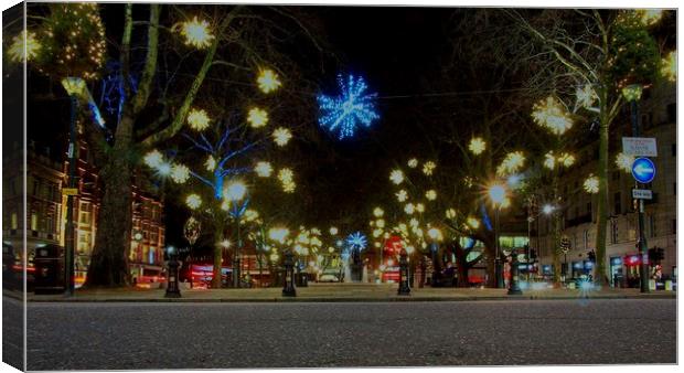 Sloane Square  Canvas Print by Victor Burnside