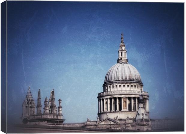 St Pauls Cathedral in London  Canvas Print by Victor Burnside
