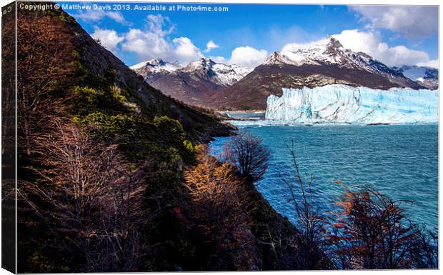 Perito Moreno Glacier Canvas Print by Matthew Davis
