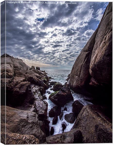 Low Tide Canvas Print by Matthew Davis