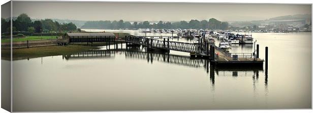 Rochester Pier at Dusk Canvas Print by Robert Cane