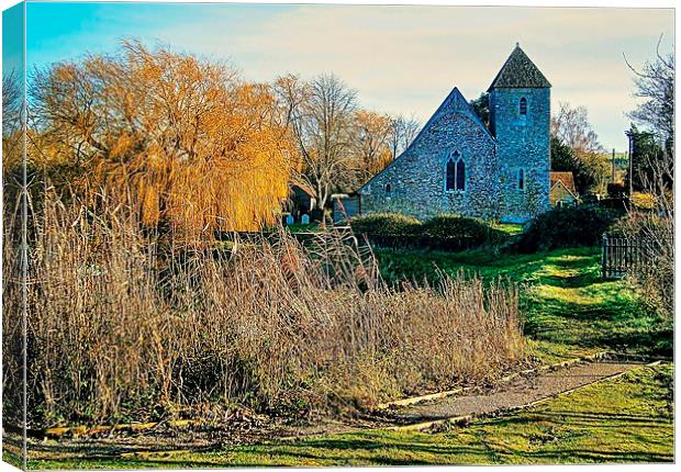 St Margarets Church, Lower Halstow Canvas Print by Robert Cane