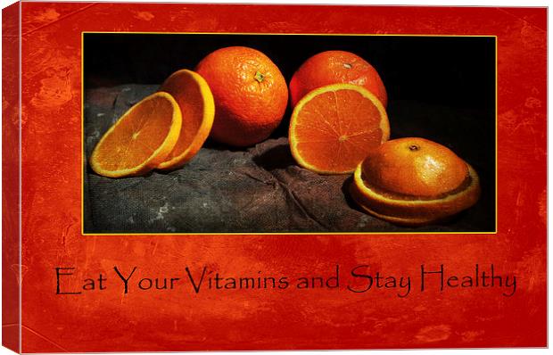 Eat Your Vitamins Canvas Print by Randi Grace Nilsberg