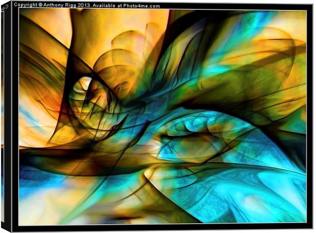 Abstract Creation Canvas Print by Anthony Rigg