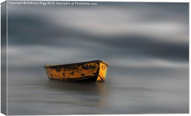 Tranquility on the River Canvas Print by Anthony Rigg