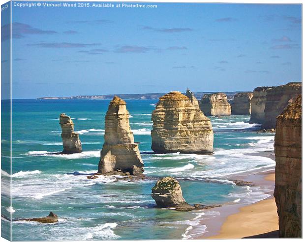   The 12 Apostles a second look Canvas Print by Michael Wood