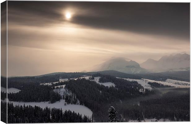 Winter landscape Canvas Print by Robert Parma