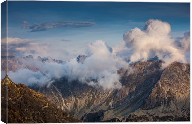 Cumulus in the Tatra Mountans Canvas Print by Robert Parma