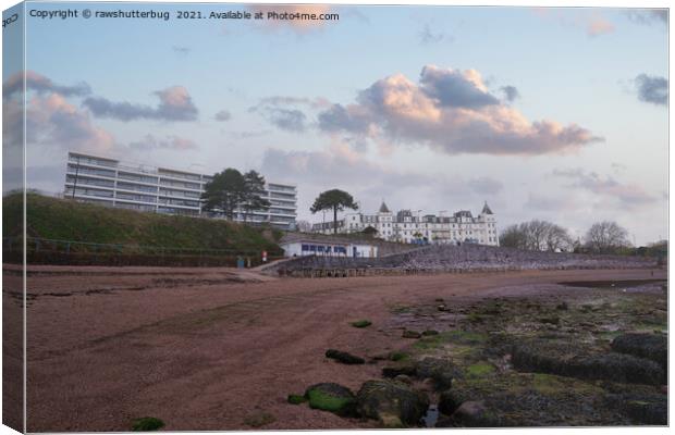 Corbyn Sands Beach Canvas Print by rawshutterbug 