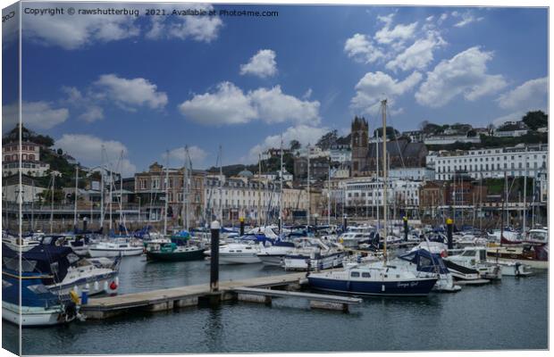 Cary Parade Torquay Canvas Print by rawshutterbug 