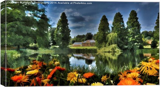  Weston Park Canvas Print by rawshutterbug 