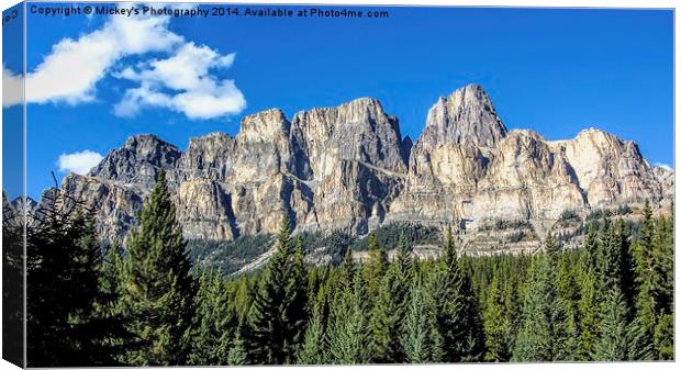  Bow Valley Canvas Print by rawshutterbug 