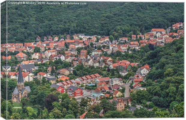 Thale Canvas Print by rawshutterbug 