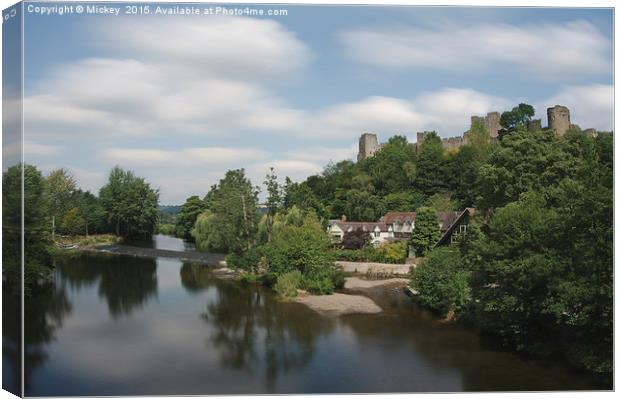 Ludlow Canvas Print by rawshutterbug 