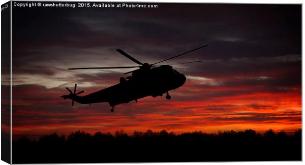 Sunrise Search And Rescue Canvas Print by rawshutterbug 