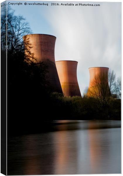 Ironbridge Power Station Canvas Print by rawshutterbug 