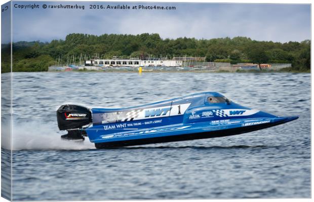 Powerboat GP Championship At Chasewater Canvas Print by rawshutterbug 