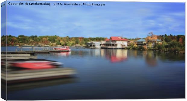 Gravenhurst Canada Canvas Print by rawshutterbug 