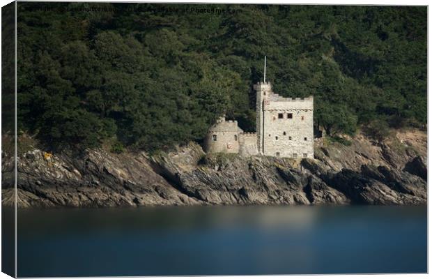 Kingswear Castle Canvas Print by rawshutterbug 