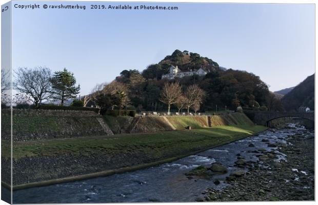 Lynmouth River Lyn Canvas Print by rawshutterbug 