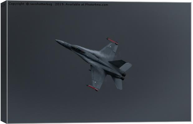 F-18C Finnish Air Force Canvas Print by rawshutterbug 