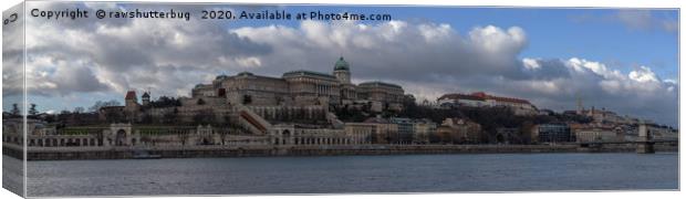 Budapest Skyline Panorama Canvas Print by rawshutterbug 