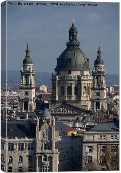 St. Stephen's Basilica Canvas Print by rawshutterbug 