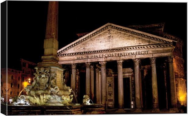 The Pantheon Canvas Print by Ray Hill