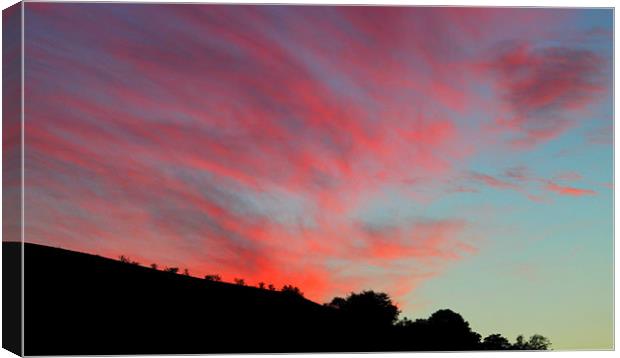 Red sky at Night Canvas Print by Kayleigh Meek