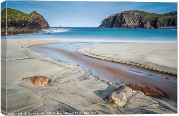 Dhail Beag, Isle of lewis. Canvas Print by Garry Smith
