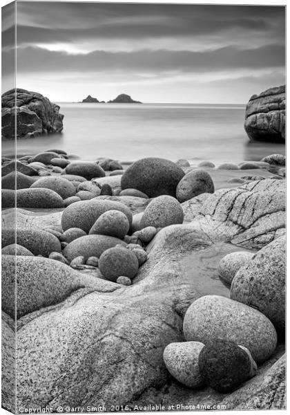 Eggs and Granite. Canvas Print by Garry Smith