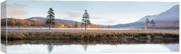Loch Tulla Panorama. Canvas Print by Garry Smith