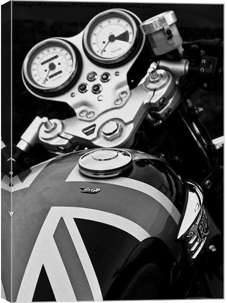  Thruxton Canvas Print by Brian Avery