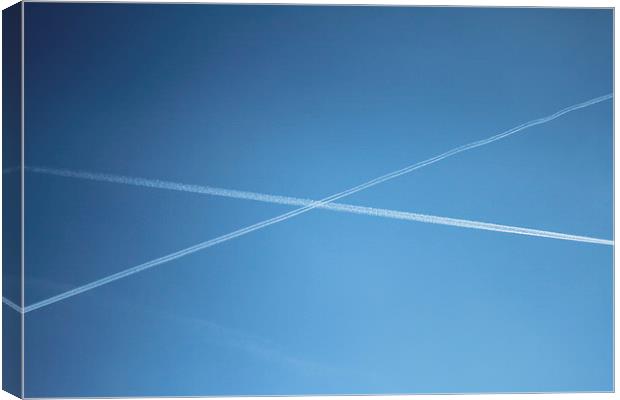 x marks the spot Canvas Print by Simon Nortley